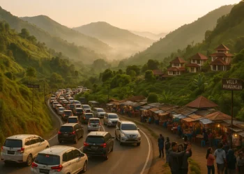 Lonjakan Wisata di Puncak 2 Sukamakmur Bogor Saat Libur Panjang Antara Kemacetan dan Peluang Investasi